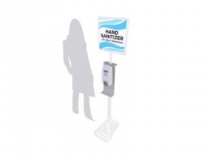 REME-907 Hand Sanitizer Stand w/ Graphic